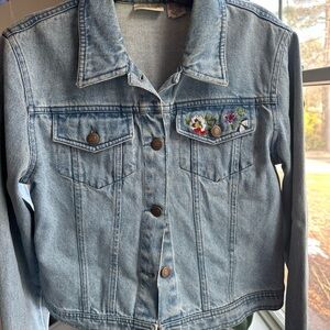 Embroidered 🩵 Denim Jacket by Jeanology